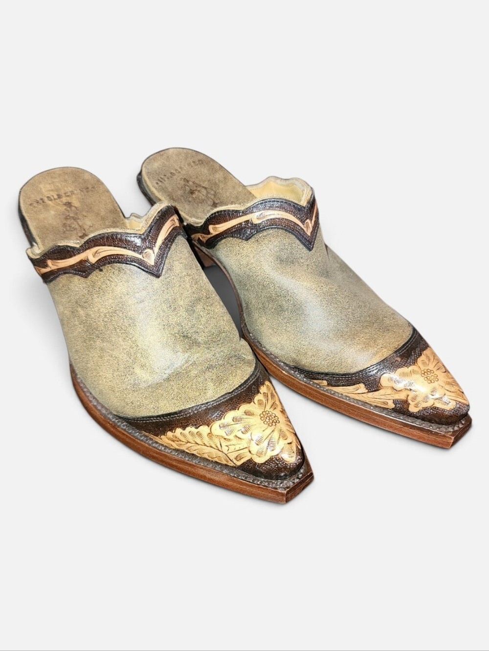 Old Gringo Pointed Toe Mules Sz 5B